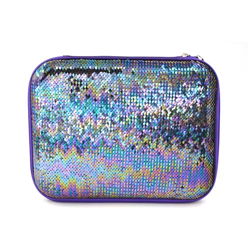 Sac de rangement cosmétique à paillettes