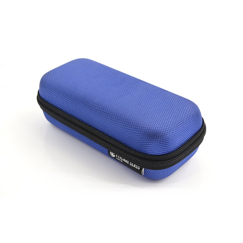 Blue Oxford cloth sunglasses storage bag