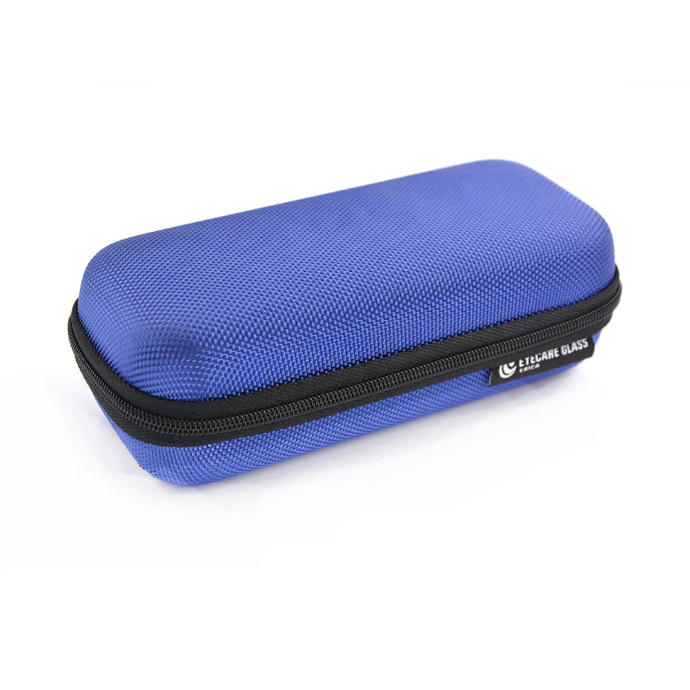 Blue Oxford cloth sunglasses storage bag