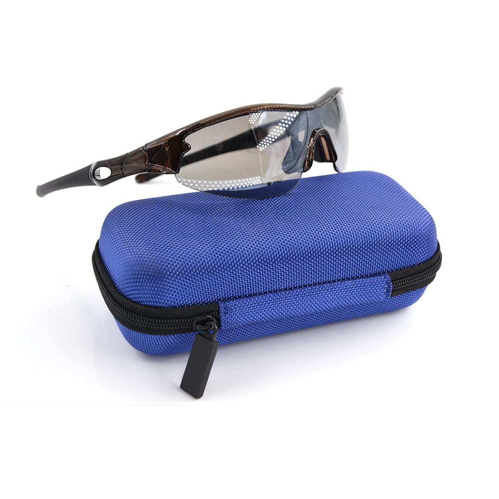 Blue Oxford cloth sunglasses storage bag