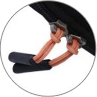 Elastic cord zipper puller